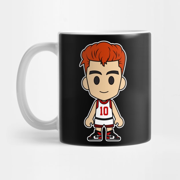 Hanamichi Sakuragi White Jersey by Chibi Pops